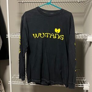 NWOT * Wu-Tang Black Long Sleeve Shirt Size Large